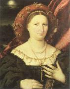 portrait of lucina brembati Lorenzo Lotto